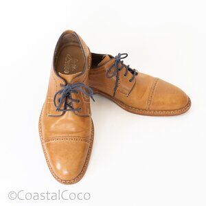 Johnston & Murphy Chambliss Men's Leather Cap Toe Dress Shoes 8.5 Office Comfort